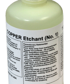 Copper etchant for manufacturing process