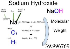 molar mass of sodium hydroxide