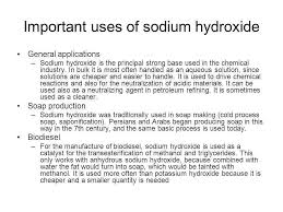 Practical Uses of Sodium Hydroxide